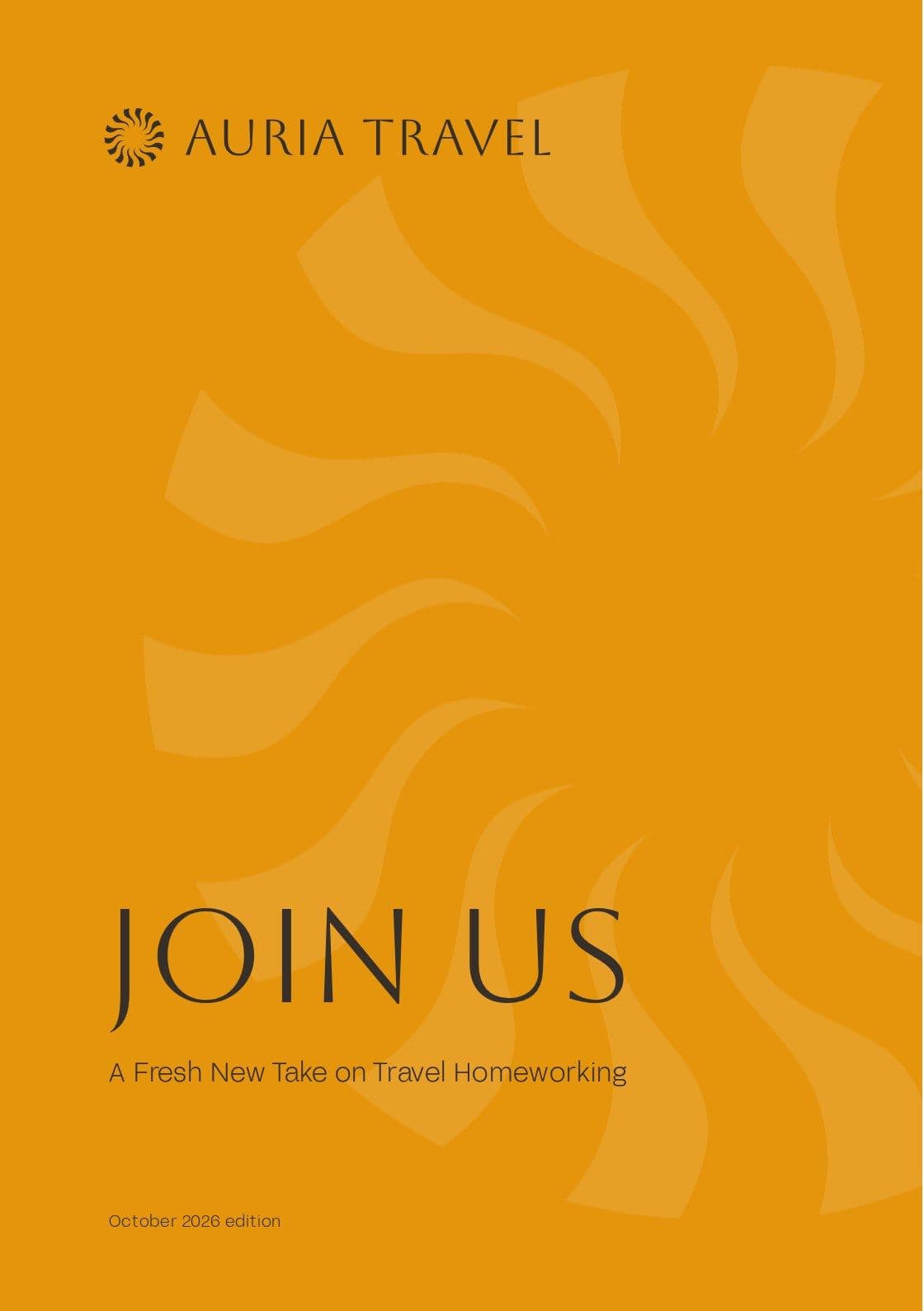 Cover of the Auria Travel Academy Guide.